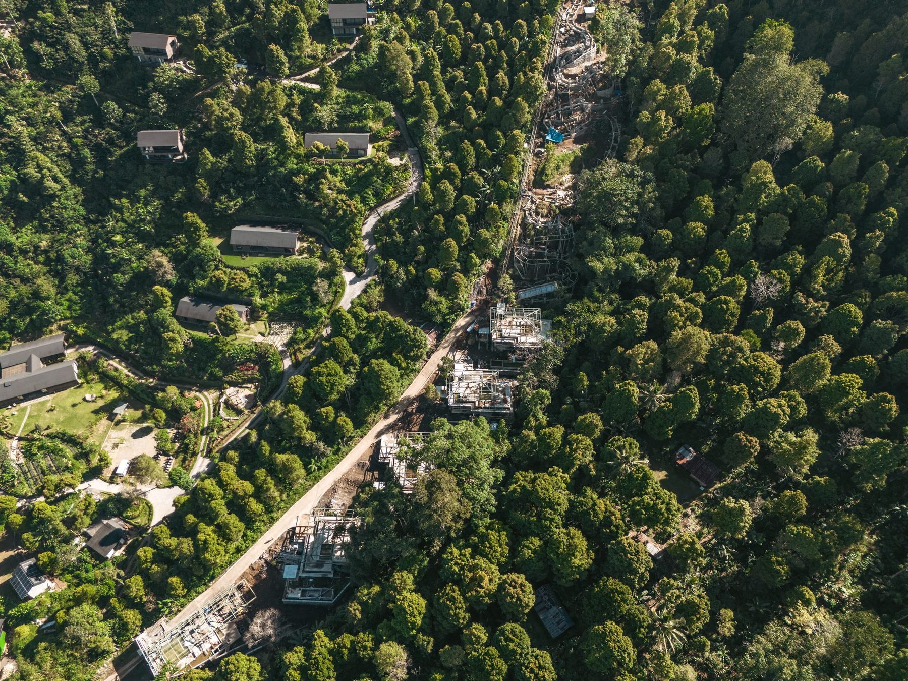 Aerial construction progress, May 2026