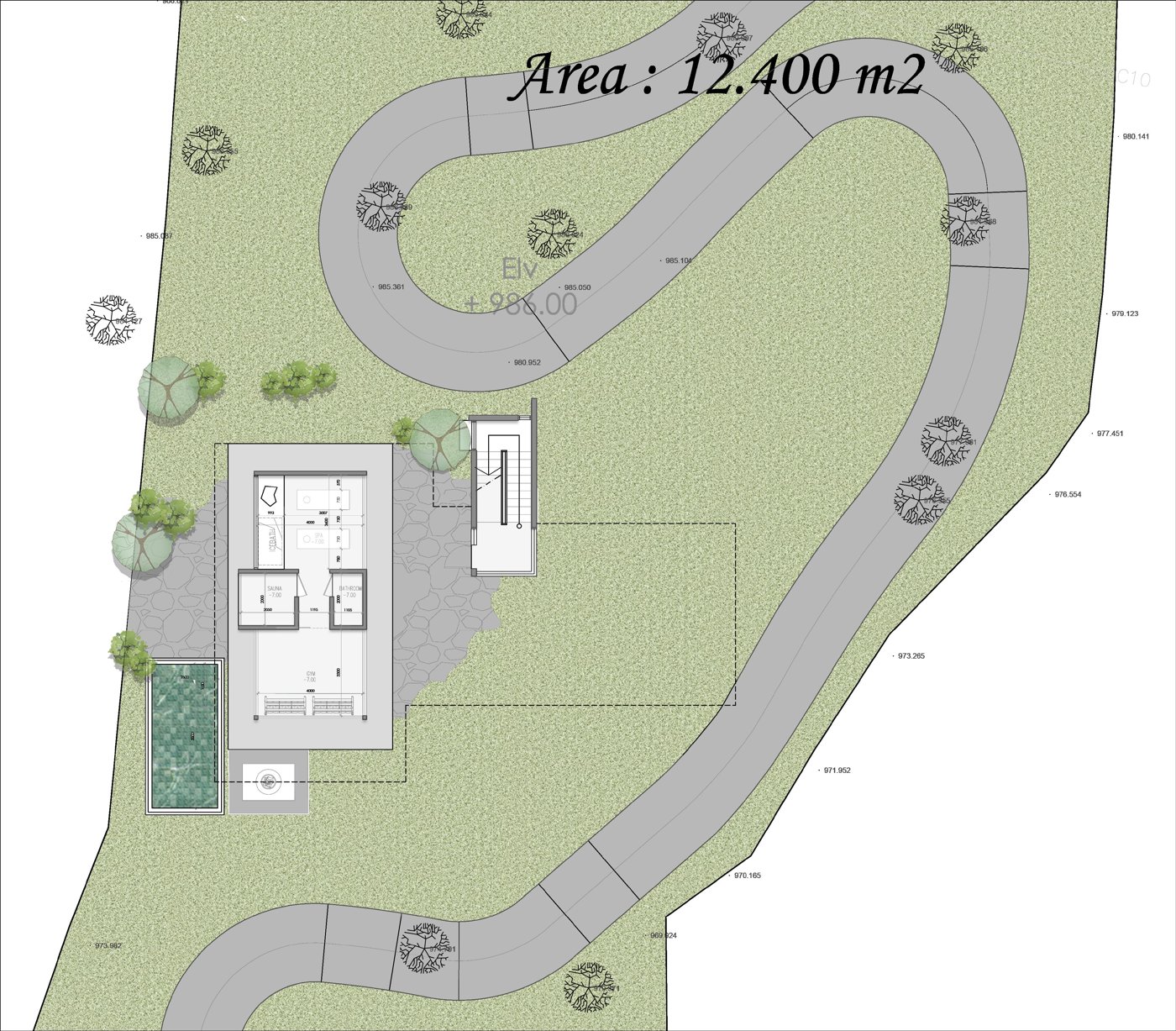 Signature villa floor plan, sheet 3
